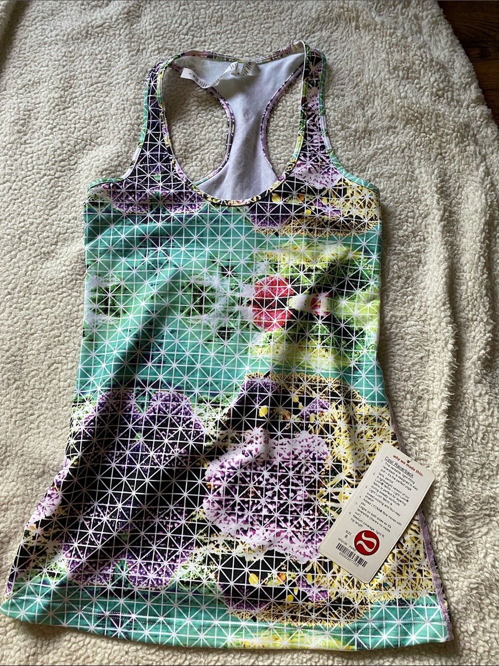 lululemon athletica Racerback Swim Tank - Aqua, Purple, Pink, Yellow